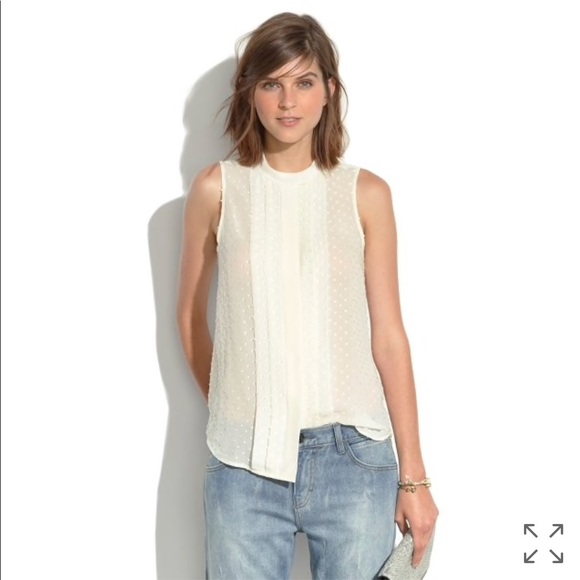 Madewell Tops - Madewell pintuck pleaded tank